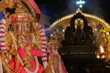 யாழில் சிறப்புற நடைபெற்ற நல்லூரானின் திருக்கல்யாண உற்சவம் (Photos)