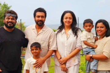 பிரபல இயக்குனரை அழைத்து பாராட்டிய சூர்யா குடும்பம்! போட்டோவுடன் இதோ