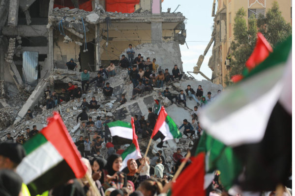 பலஸ்தீனத்தில் போரால் பாதிக்கப்பட்ட 54 ஜோடிகளுக்கு ஒரே நேரத்தில் திருமணம்! | 54 War Affected Couples In Palestine Get Married பலஸ்தீனத்தில் போரால் பாதிக்கப்பட்ட 54 ஜோடிகளுக்கு ஒரே நேரத்தில் திருமணம்! | 54 War Affected Couples In Palestine Get Married