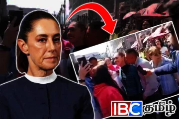 பெண் ஜனாதிபதியிடம் அரசியல் கூட்டத்தில் அத்துமீறிய நபரால் அதிர்ச்சி