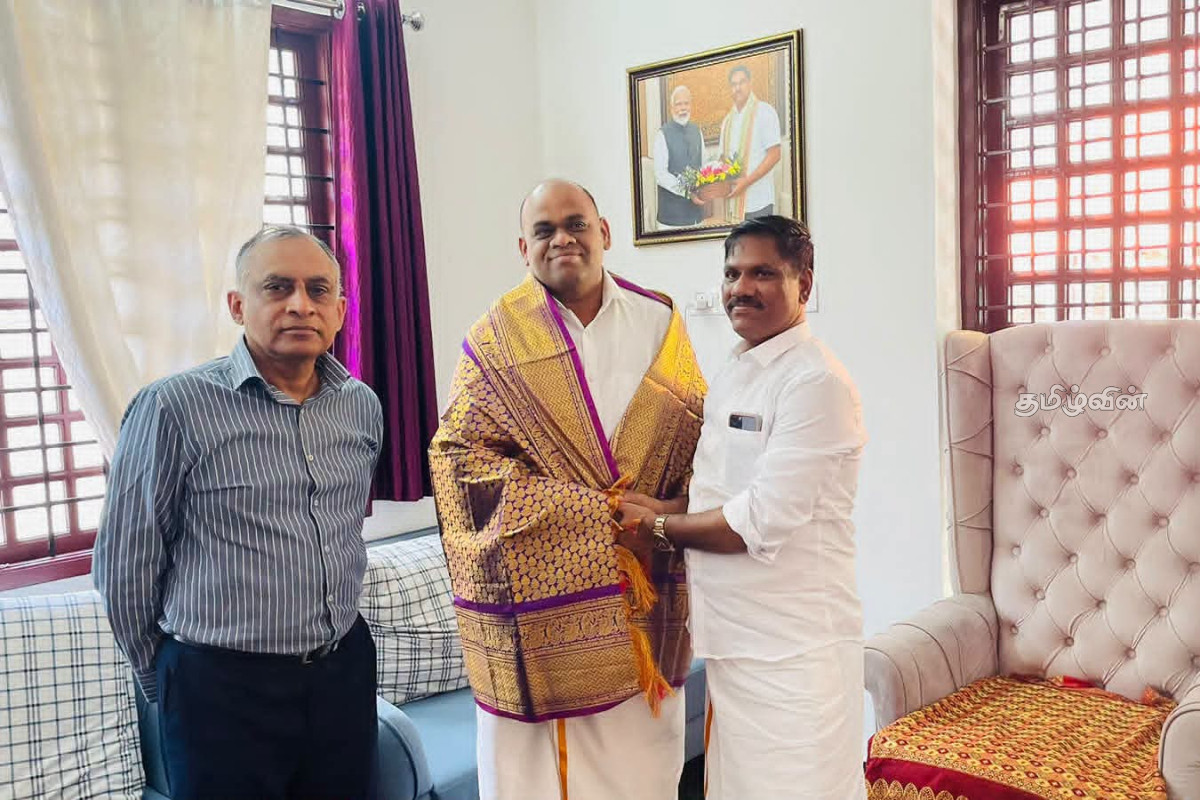 பாஜக பிரதிநிதிகளைச் சந்தித்து கலந்துரையாடிய சிறிநாத் எம்.பி | Sirinath Mp Meets Bjp Representatives Discussions