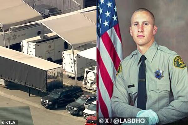 sheriff deputies three killed explosion in L.A