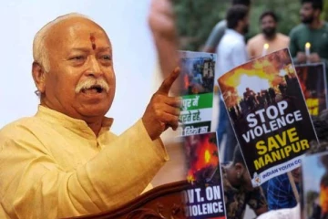 மணிப்பூர் கலவரம்.. முழுவதும் திட்டமிட்ட சதி, தூண்டிவிட்டது அமைச்சரா? - ஆர்.எஸ்.எஸ் தலைவர் பேச்சு!
