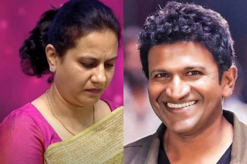 மறைந்த நடிகர் புனித ராஜ்குமார் பெயரில் விருது! மேடையில் கலங்கி நின்ற மனைவி