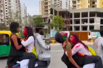 நடுரோட்டில் இருசக்கர வாகனத்தில் ஆபாச நடனமாடிய பெண்கள் - சர்ச்சை வீடியோ!