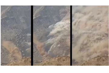 Shocking Video : நிலக்கரி சுரங்க தளத்தில் திடீரென பயங்கர நிலச்சரிவில் புதைந்த தொழிலாளர்கள்...!