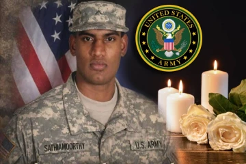 மத்திய கிழக்கு போரில் கொல்லப்பட்ட முதல் தமிழ் அமெரிக்க இராணுவ வீரர்