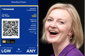 லிஸ் ட்ரஸை கேலி செய்த ஐரிஷ் விமான நிறுவனம்!