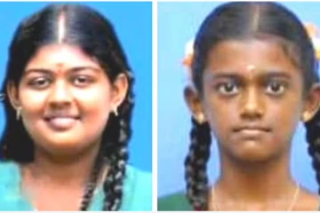 அப்பாவுடன் பள்ளிக்கு பைக்கில்... லாரி மோதி உடல் நசுங்கி உயிரிழந்த சகோதரிகள்!