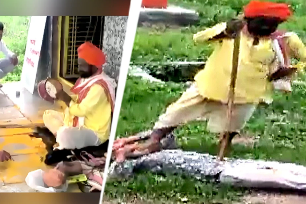 மூட நம்பிக்கைக்கு ஒரு அளவே இல்லையா? போலி சாமியாரை நம்பி சிறுநீரை குடித்த மக்கள்! | Fake Priest Devotees Drink Urine Maharashtra