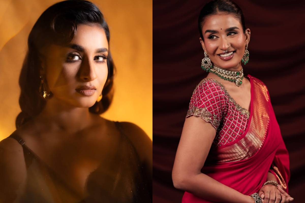 சீரியல் நடிகை ரேஷ்மாவின் ரீசெண்ட் போட்டோஷூட்.. | Actress Reshma Muralidaran Recent Black Dress Pics