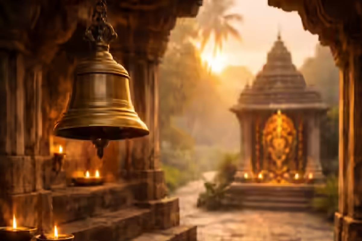கோவிலில் மணி அடிப்பதன் உண்மை காரணம் தெரியுமா? இவ்வளவு நன்மைகள் இருக்கா! | What Is The Purpose Of Ringing A Bell In A Temple