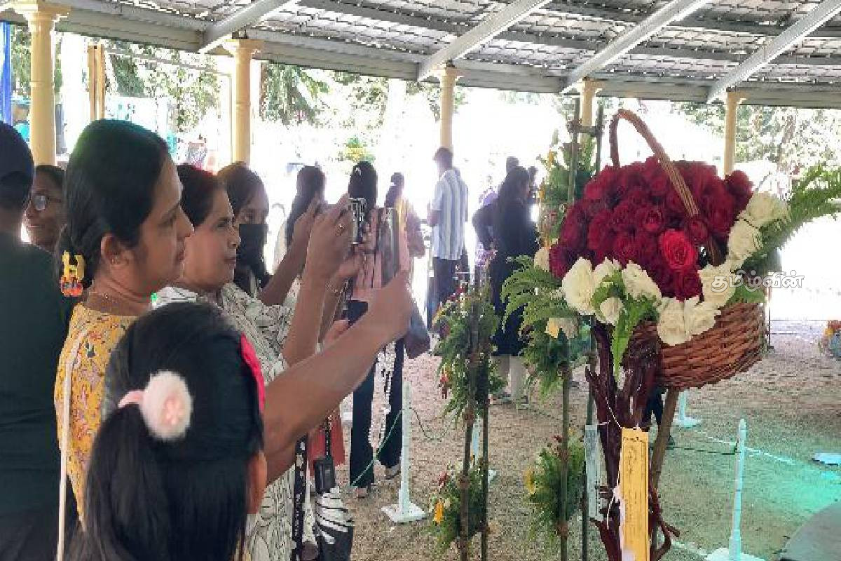 நுவரெலியாவில் கண்கவரும் மலர் கண்காட்சி ஆரம்பம் - கண்டு ரசிக்கும் சுற்றுலா பயணிகள் | Flower Exhibition Begins In Nuwara Eliya