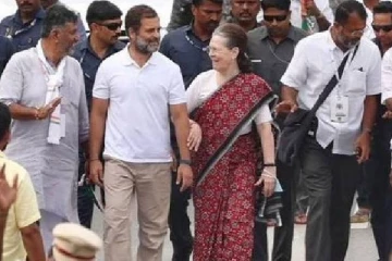 ராகுல் காந்தி நடை பயணத்தில் காங்கிரஸ் தலைவர் சோனியா காந்தி பங்கேற்பு