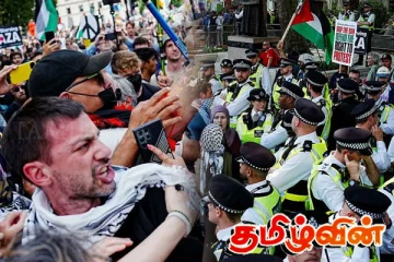 லண்டனில் தொடரும் பதற்றம்...! 300 பேருக்கும் மேல் கைது