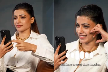 மீண்டும் காதலில் விழுந்த நடிகை சமந்தா! அவரே வெட்கப்பட்டு வெளியிட்ட புதிய வீடியோ