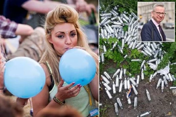 பிரித்தானியாவில் சிரிப்பு வாயு தடை செய்யப்படலாம்: செயலாளர் மைக்கேல் கோவ் அறிவிப்பு