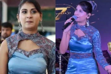 சூப்பர் சிங்கர் நித்யஸ்ரீயா இது!! ஸ்டன்னிங் லுக்கில் இப்படி இருக்காங்களே..