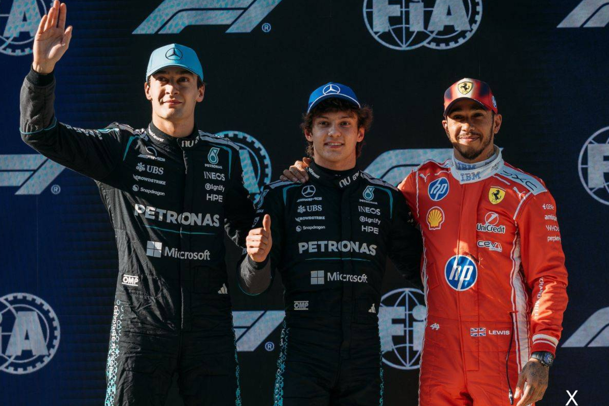 Kimi Antonelli first place chinese grand prix