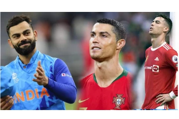 உங்கள் விளையாட்டை வார்த்தையால் விவரிக்க முடியாது... அது வரம்... - ரொனால்டோவுக்கு விராட் கோலி பாராட்டு