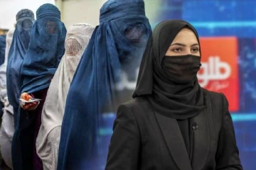 முகங்களை மூடிக்கொண்டு செய்தி வாசித்த தொகுப்பாளர்...தாலிபான்கள் உத்தரவால் அவதியுறும் ஆப்கான் பெண்கள்!