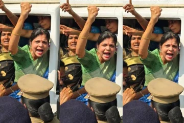 தடையை மீறி போராட்டம் நடத்த முயன்ற அன்புமணியின் மனைவி கைது