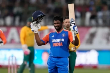 தொடர்ச்சியாக 2வது டி20 சதம்.! சரித்திரம் படைத்த சஞ்சு சாம்சன்