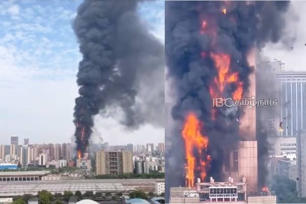 சீனாவில் 42 மாடி கட்டிடத்தில் பயங்கர தீ விபத்து | A Terrible Fire In China சீனாவில் 42 மாடி கட்டிடத்தில் பயங்கர தீ விபத்து | A Terrible Fire In China