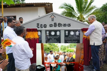 தொடரும் இந்தியாவின் உதவி : இன்றும் மற்றுமொரு திட்டம் மக்களிடம் கையளிப்பு