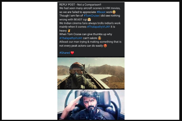 விஜய் செஞ்சா தப்பு.. இவர் செஞ்சா கரெக்ட்டா.. வெளுத்து வாங்கும் விஜய் ரசிகர்கள் | Vijay Fighter Jet Meme Viral On Net