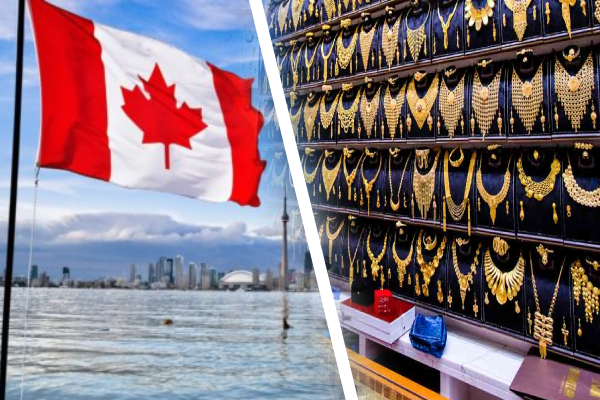 கனடாவில் நகைக் கடையில் கொள்ளையிட முயற்சித்த 4 பேரை தேடும் பொலிஸார் | Toronto Police Searching For 4 Suspects