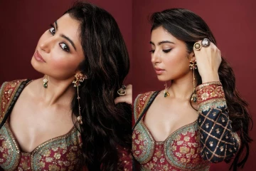 சென்சேஷன் நடிகையாக வலம் வரும் சாரா அர்ஜுன் லேட்டஸ்ட் போட்டோஷூட்