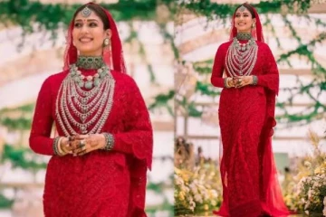 நயன்தாரா புடவையில் ஹிந்தியில் இப்படி எழுதப்பட்டுள்ளதா?- வெளிவந்த சீக்ரெட்டான தகவல்கள்