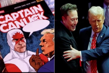 ட்ரம்ப்,எலோன் மஸ்க்கை வில்லன்களாக சித்தரித்து கனடாவில் வெளியான புத்தகத்தால் பரபரப்பு