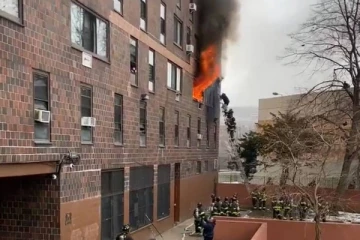 මහල් නිවාසයක ගින්නකින්.. 19 දෙනෙකු ජිවිතක්ෂයට (විදෙස්)(PHOTOS / VIDEO)