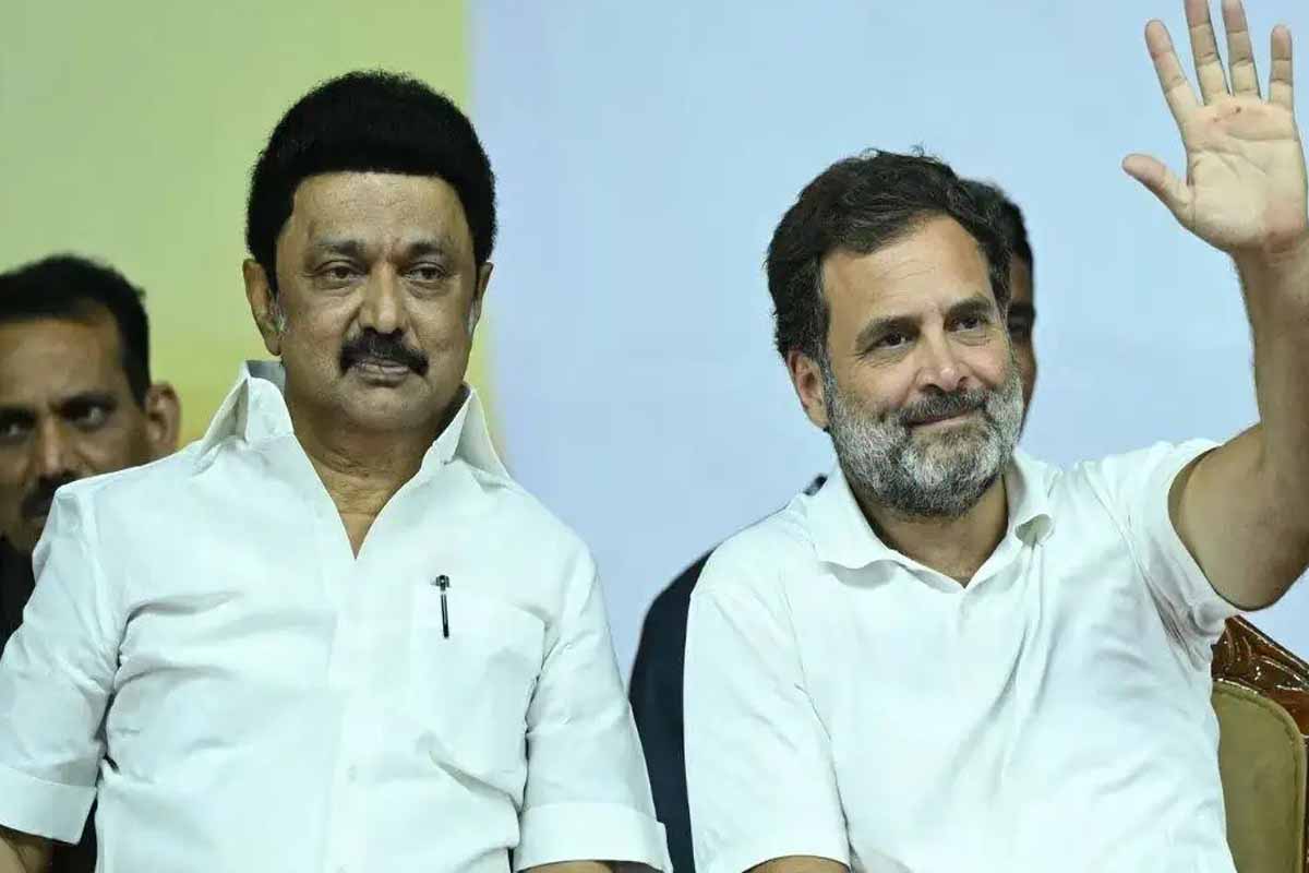 ஒரே மேடையில் ராகுல் காந்தி, முக ஸ்டாலின் | Stalin And Rahul Gandhi In One Stage
