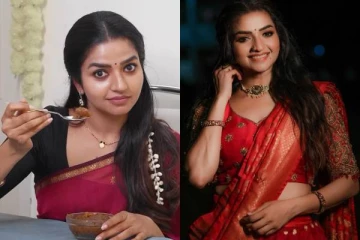 நோ மேக்கப் அப்!! அண்ணா சீரியல் நடிகை நித்யா ராமின் அழகிய பொங்கல்..