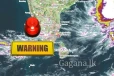ඉදිරි දින කිහිපය ගැන කාලගුණයෙන් අනතුරු ඇඟවීමක්. - 23 වන විට පීඩන අවපාතයක්.