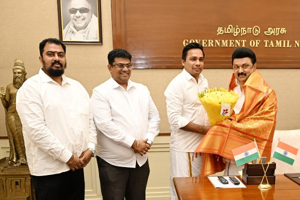 தமிழக முதலமைச்சரை நேரில் சந்தித்த இலங்கையின் வர்த்தக இராஜாங்க அமைச்சர் | Viyalendran Mp Met For M K Stalin