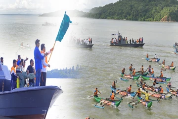 தைத்திருநாளை முன்னிட்டு தமிழர் பகுதியில் மாபெரும் படகோட்ட போட்டி