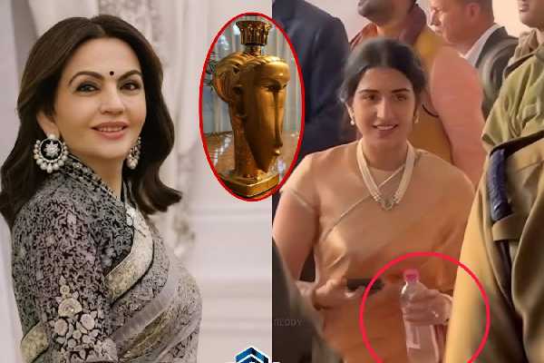 நீதா அம்பானி மருமகள் ராதிகா மெர்ச்சண்ட்டின் வாட்டர் பாட்டில் விலை இவ்வளவா? | Nita Ambani Drinks Water Bottle Worth Rs 49 Lakh