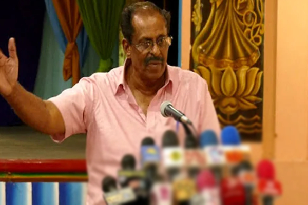 தமிழர்களின் விடுதலை வேட்கையை பேரினவாதத்தால் அடக்கி ஒடுக்க முடியாது: கிளிநொச்சியில் மாவை சூளுரை | Srilanka Political Crisis Mavai Senathiraja