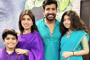 அருண் விஜய் வீட்டில் அரங்கேறிய கொண்டாட்டம்: அழகில் தேவதையாக ஜொலித்த மகள்