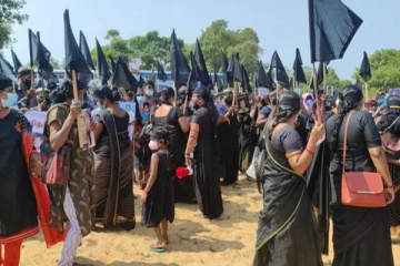 முள்ளிவாய்க்காலில் ஆரம்பிக்கப்பட்ட மாபெரும் பேரணி செல்வபுரத்தில்!