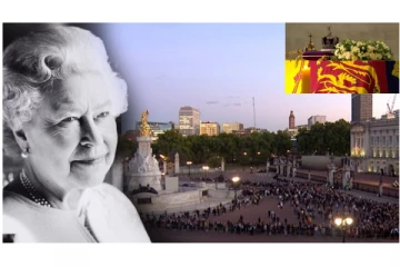 இங்கிலாந்து ராணி எலிசெபத் மறைவு - கடல் அலையாய் காட்சியளிக்கும் மக்கள் கூட்டம் - கண்ணீர் அஞ்சலி