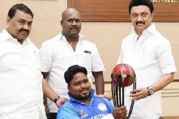 பாஸ்போர்ட் இல்லை அப்புறம் உலகக்கோப்பை கோப்பை எப்படி ? - அமைச்சருக்கே விபூதி அடித்த நபர் மீது வழக்குபதிவு