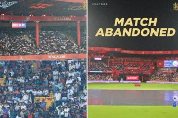 RCB vs KKR போட்டி மழையால் ரத்து! ஐபிஎல் தொடரிலிருந்து வெளியேறிய கொல்கத்தா நைட் ரைடர்ஸ்