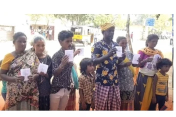 வரலாற்றில் முதல்முறையாக வாக்களித்த நரிக்குறவர் சமூகத்தினர்