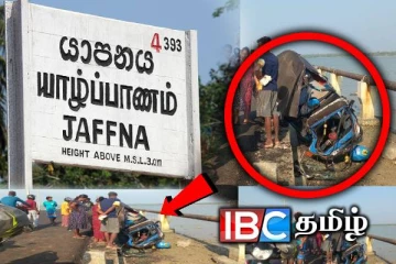 யாழில் கோர விபத்து : இரண்டு பேர் படுகாயம்