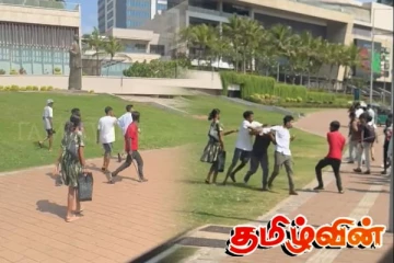 கொழும்பு ஜனாதிபதி செயலகம் முன்னால் பயணி மீது கொடூர தாக்குதல் - வெளியான ஆதாரம்